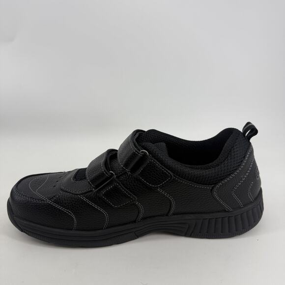 Orthofeet Alamo Shoes Mens Size 10.5 Black Leather Orthopedic Comfort Sneakers main image 9